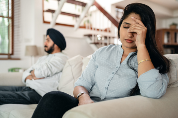 women angrey on his husbend