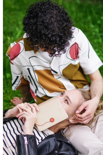 couples in the garden