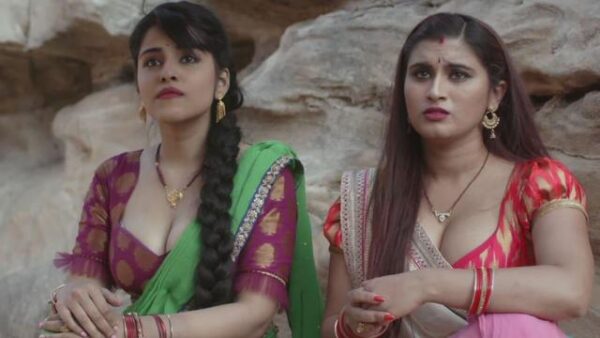 two hot leadise sitting together